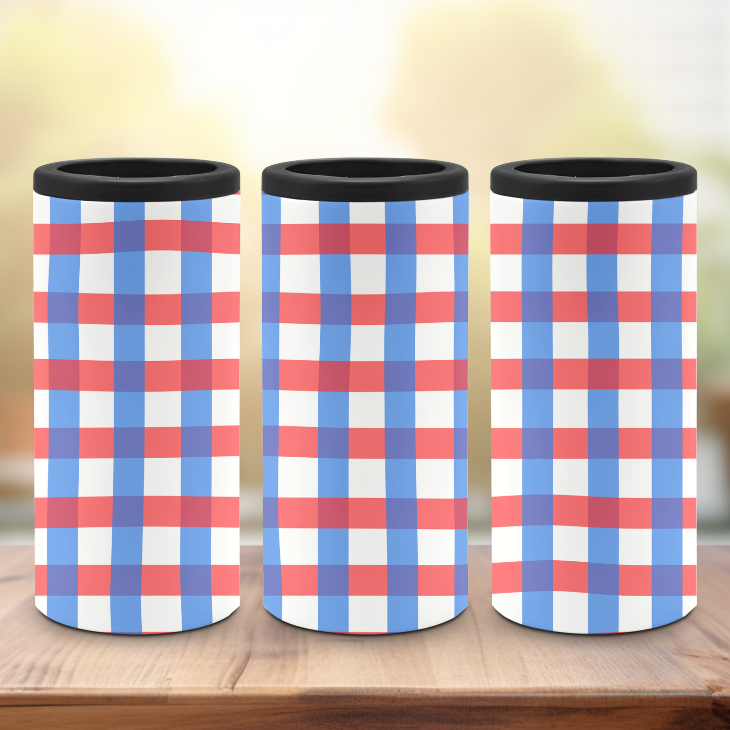 Red, White & Blue Gingham