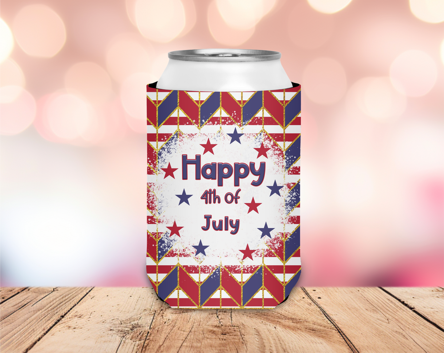 Happy 4th of July Koozie