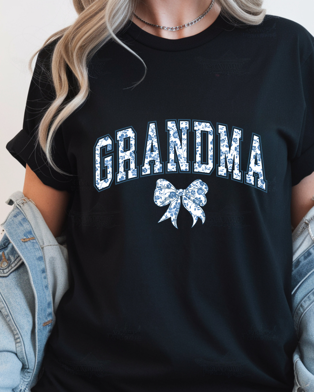 Grandma Blue Bow