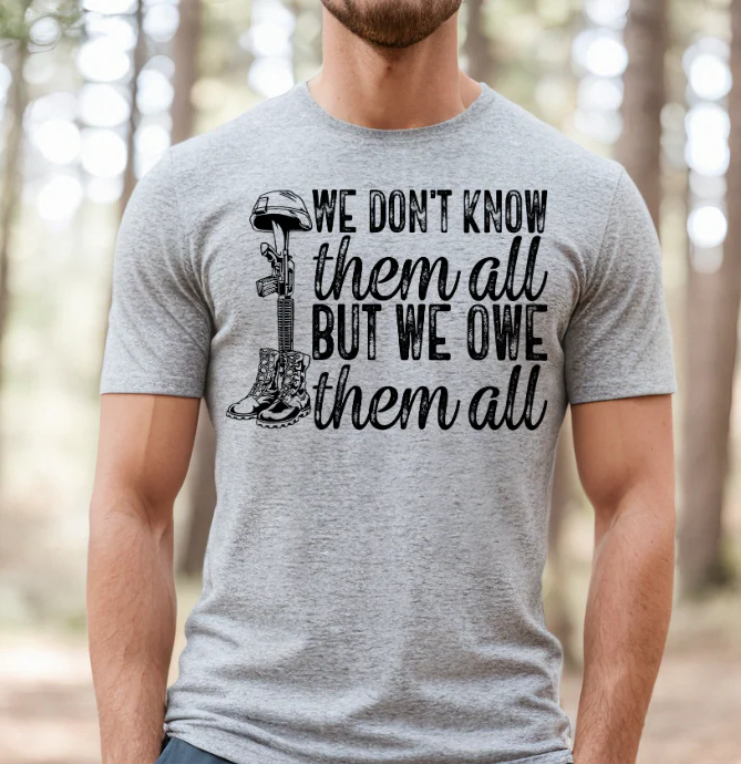 We Don't Know Them All