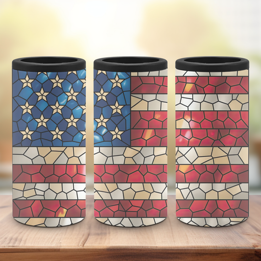 Stained Glass American Flag