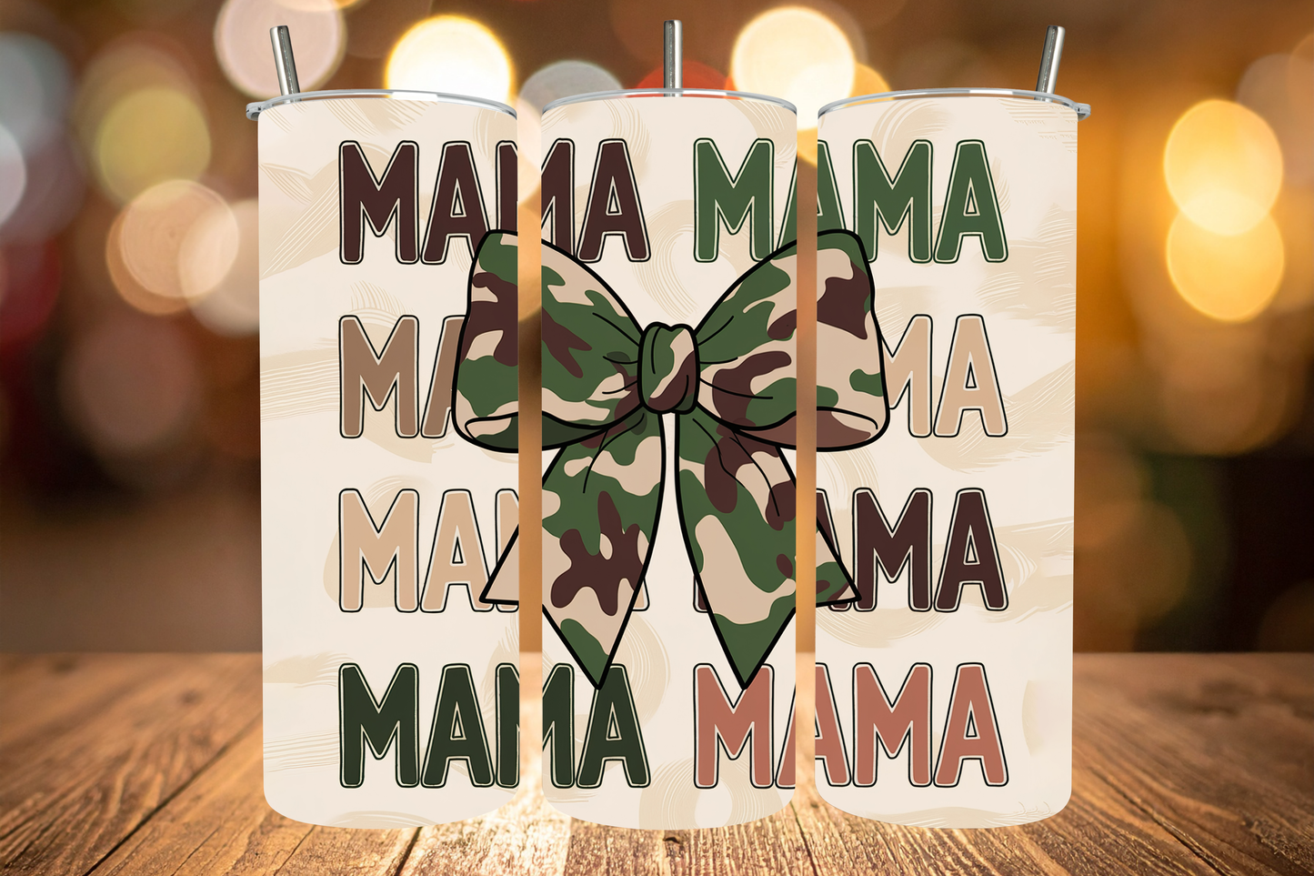 MAMA Army Bow Tumbler