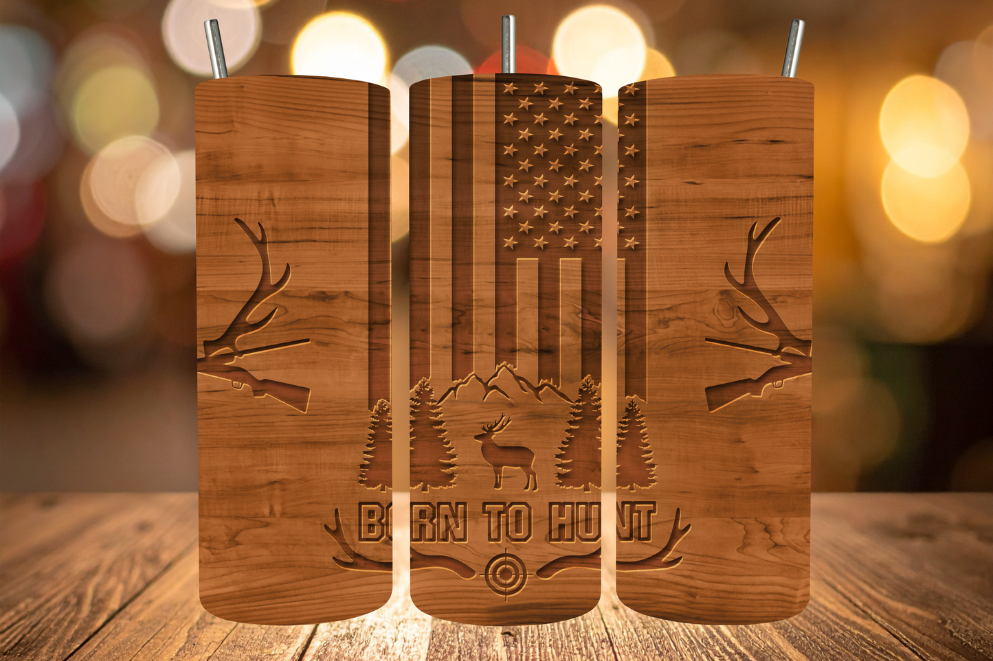Born To Hunt Tumbler