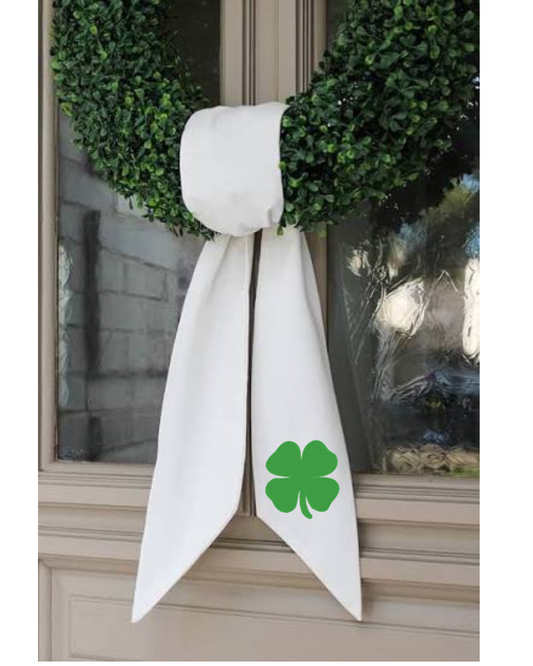 St. Patrick's Day Wreath Sash