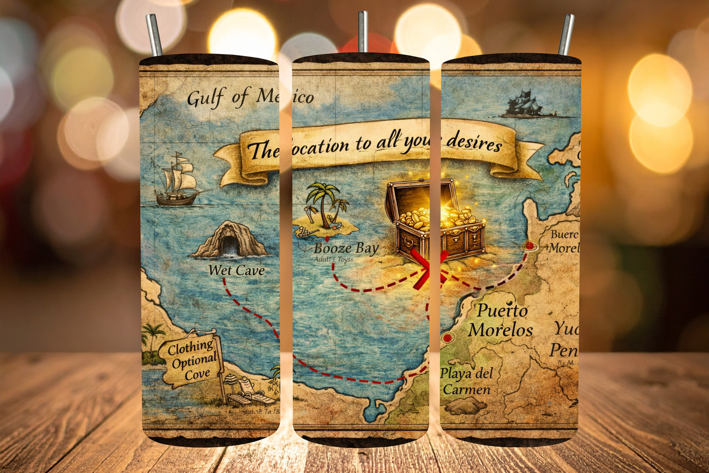 The Location To All Your Desires Tumbler