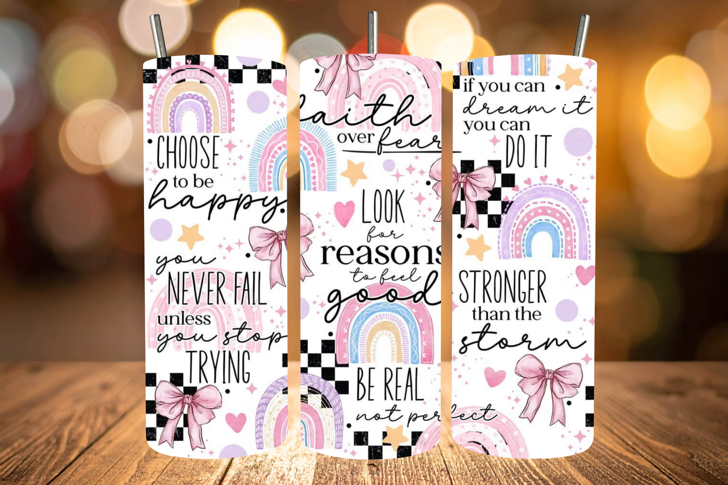 Look For Reasons To Feel Good Tumbler