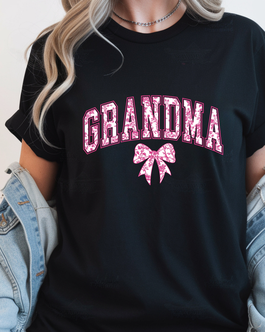 Grandma Pink Bow