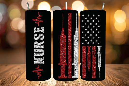 Nurse Syringe Tumbler