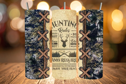 Hunting Rules Tumbler