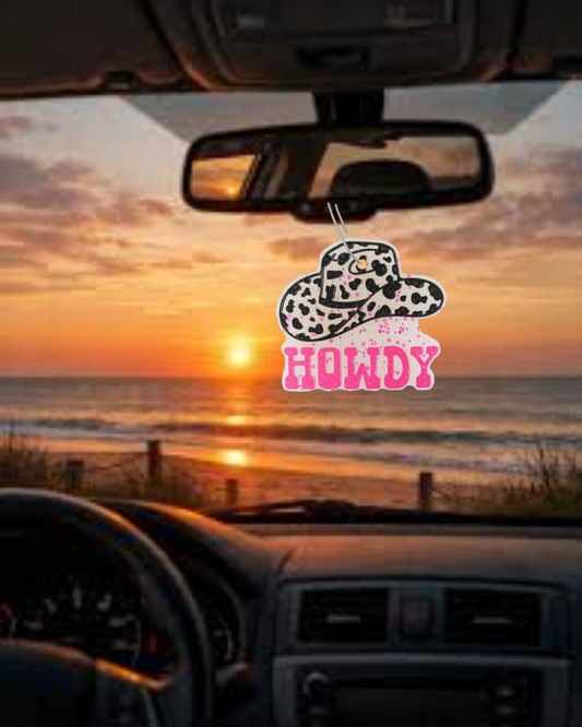 Howdy Cowboy Hat Freshie