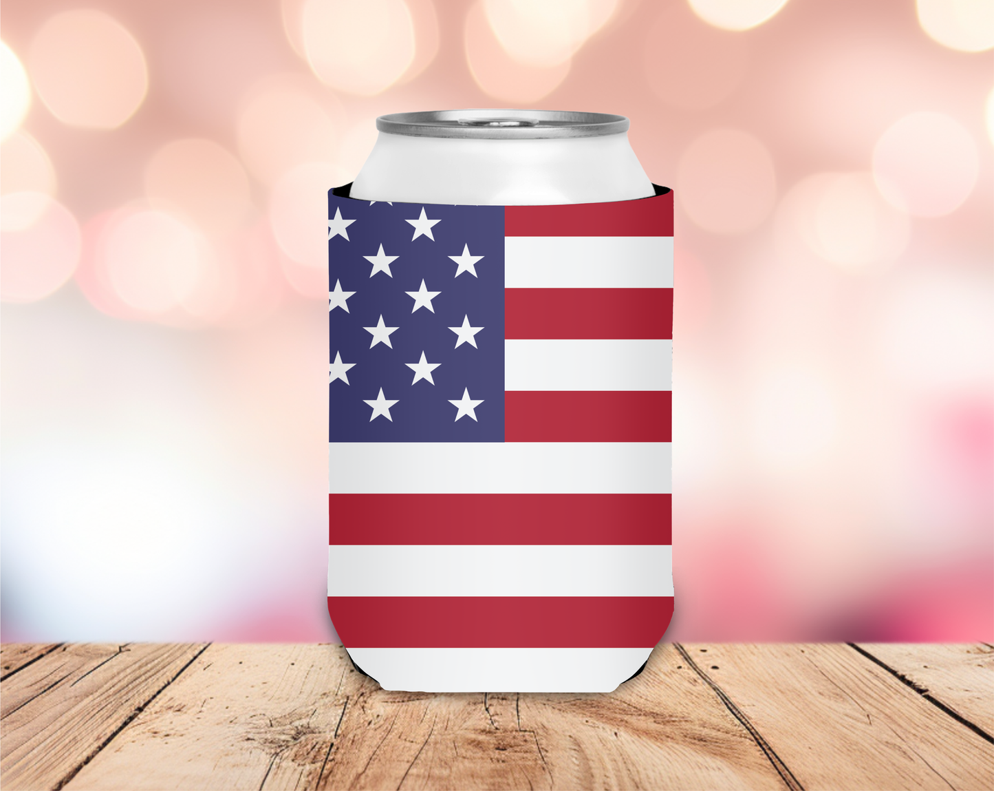 Red, White, Blue Koozie