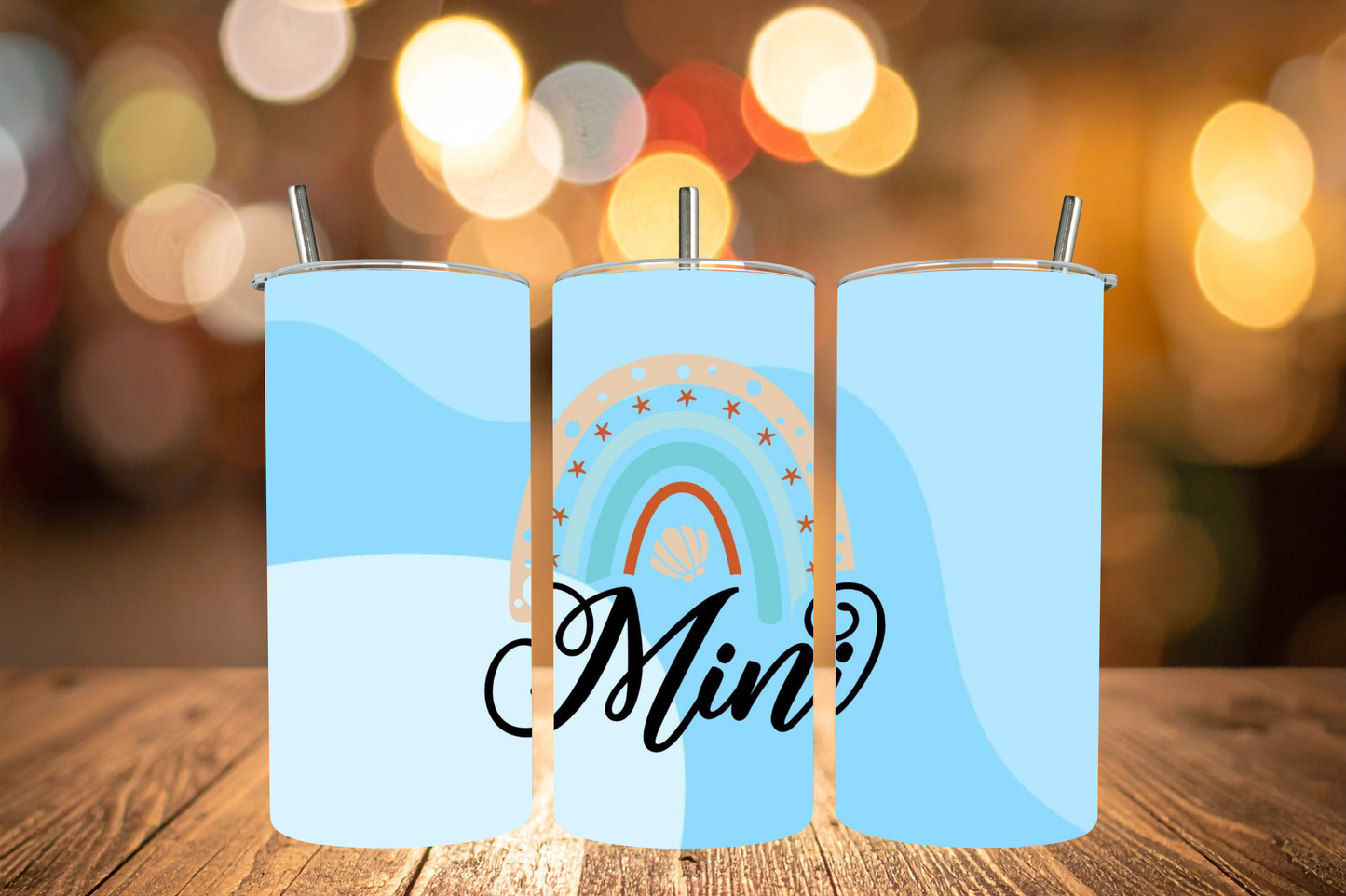 MAMA & MINI Rainbow Tumbler Set