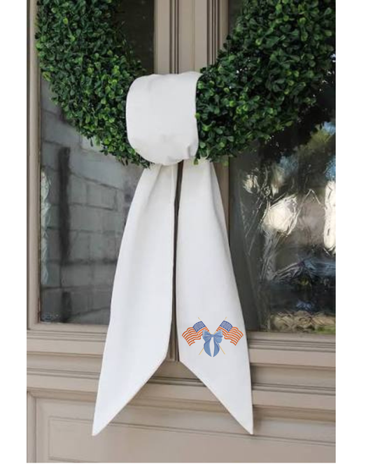 4th of July Wreath Sash