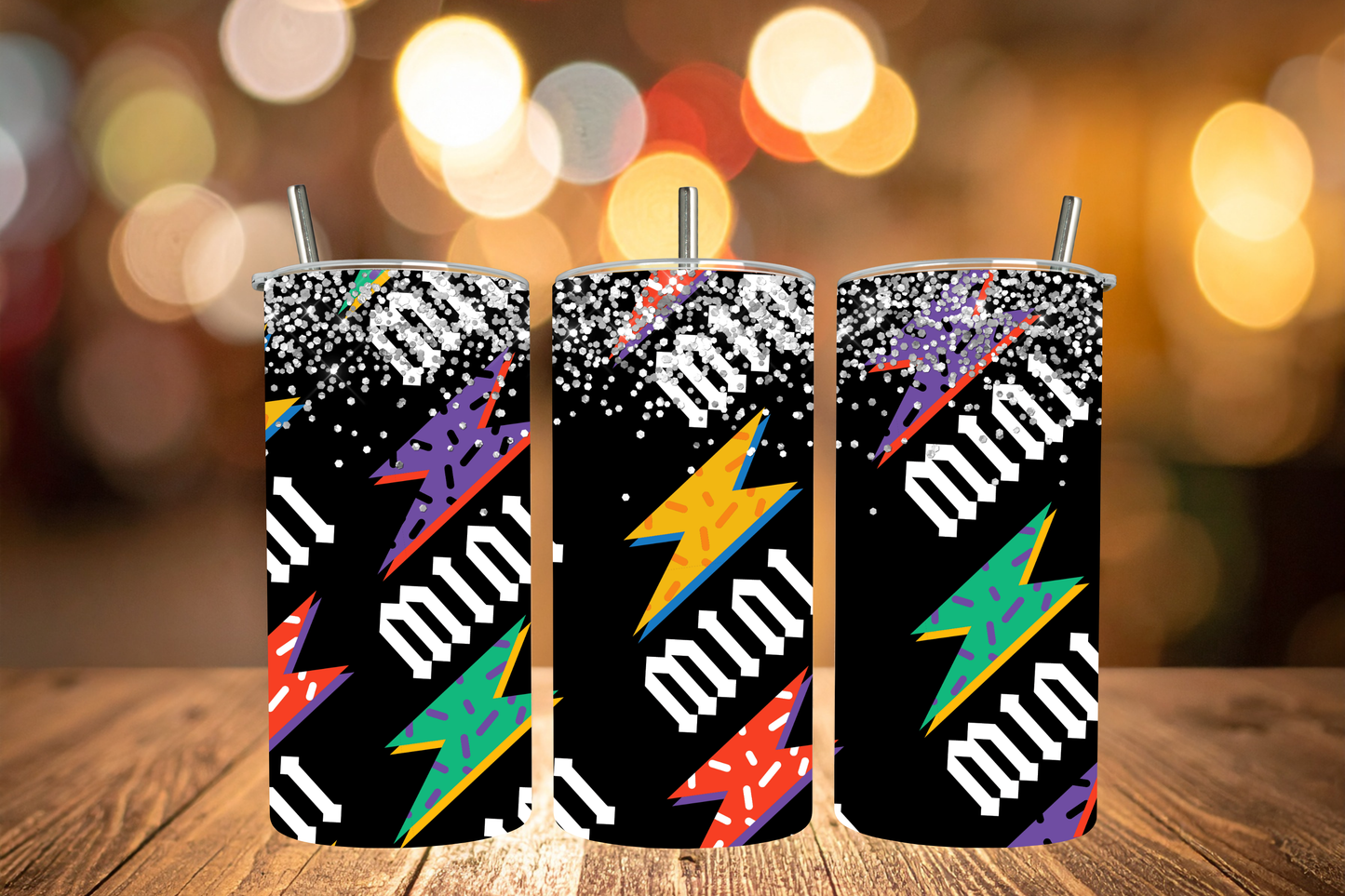 MAMA & MINI Lightning Bolt Tumbler Set