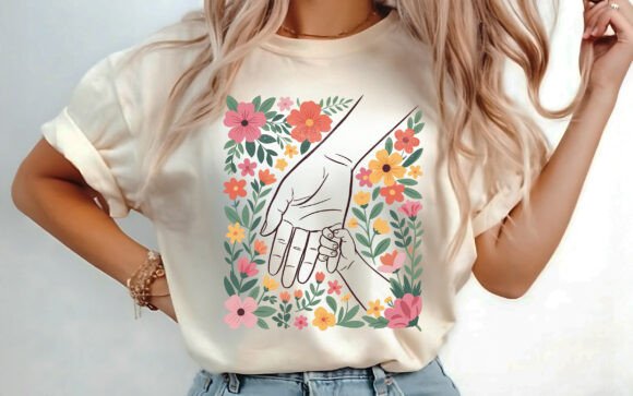 BOHO Floral Mother's Hand (1)