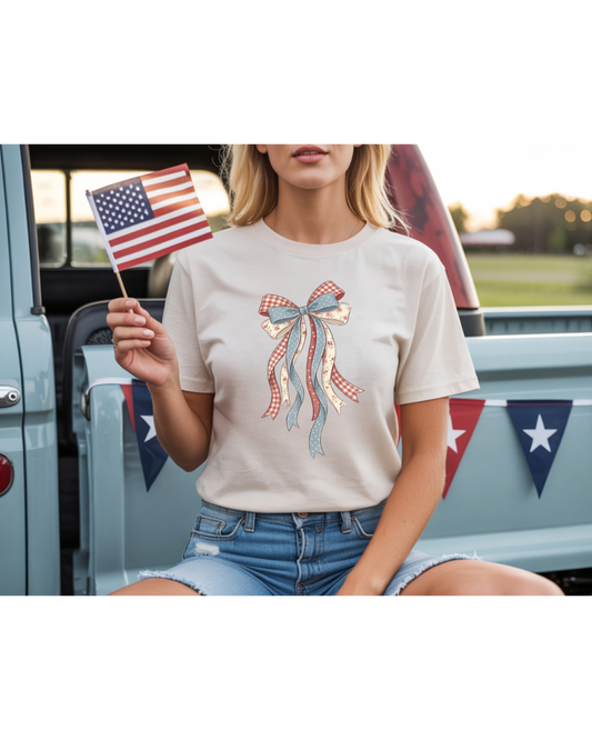 American Flag Bow