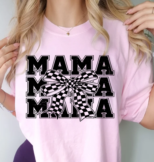 MAMA Checkered Bow