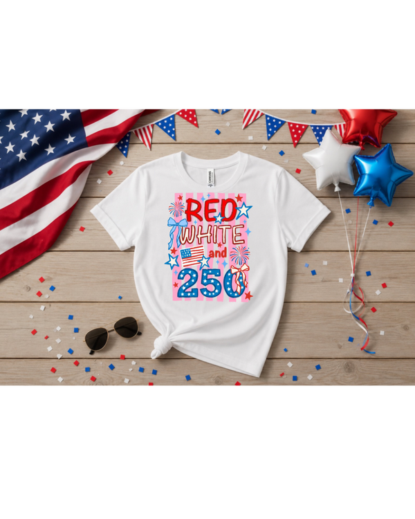 Red, White & 250