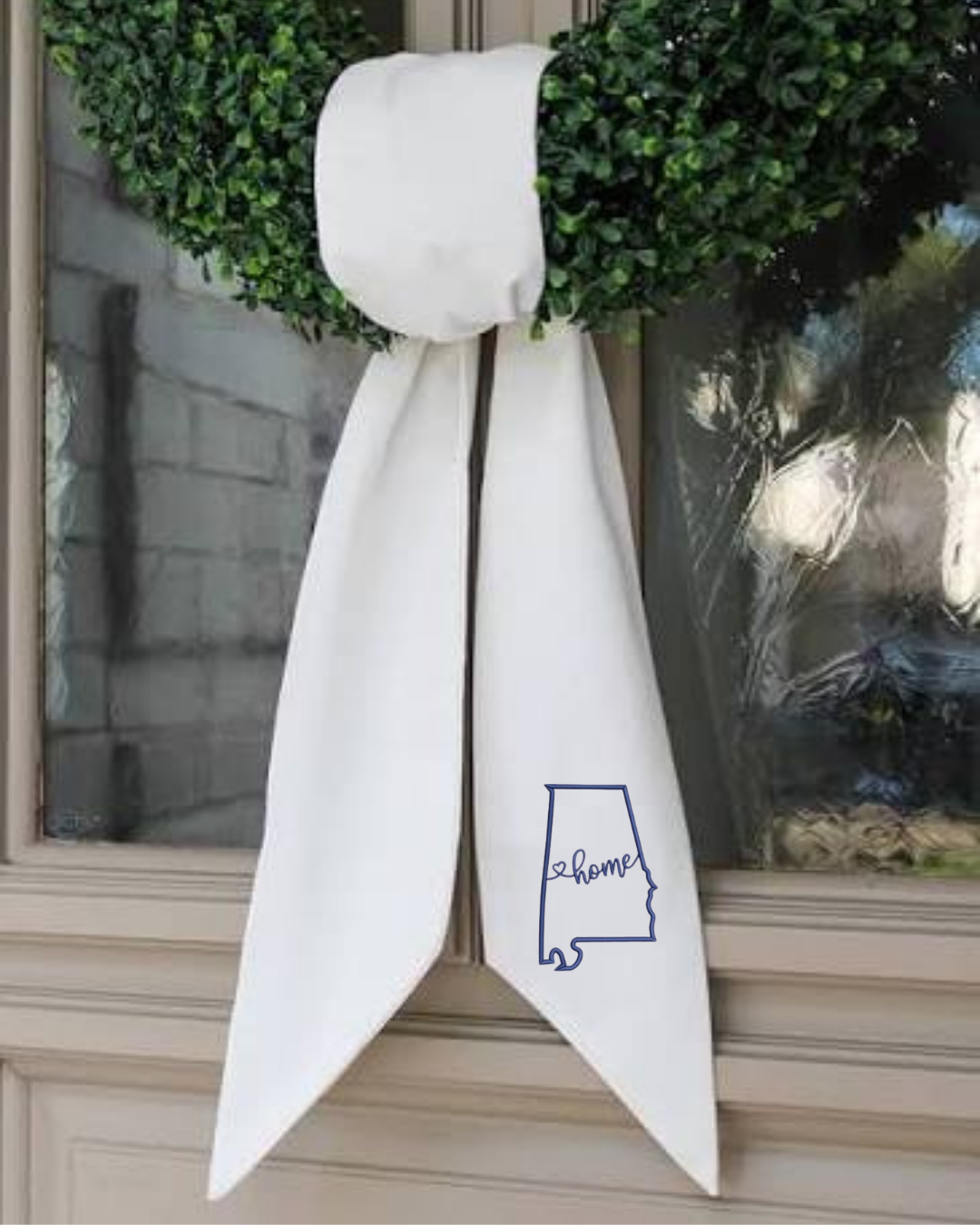 Home State Alabama Wreath Sash